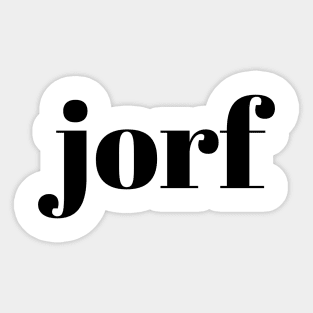 jorf Sticker